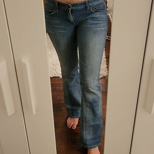 Armani Exchange flair low rise jeans